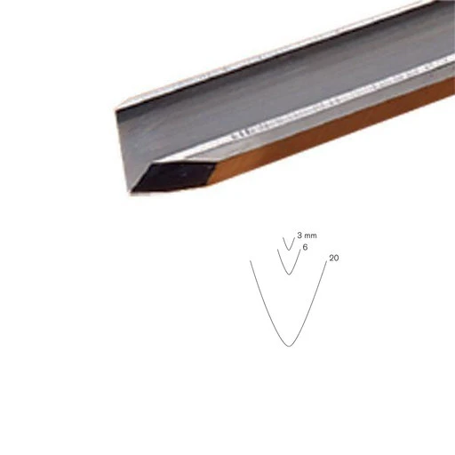 #17 Sweep Stahli V-Parting Tool 20 Mm Full Size