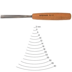 #5 Sweep Gouge 2 Mm Full Size