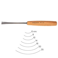 #7 Sweep Fishtail Gouge 16 Mm Full Size