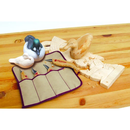 Carving Knife Set With Tool Roll - 4 Piece - Image 2