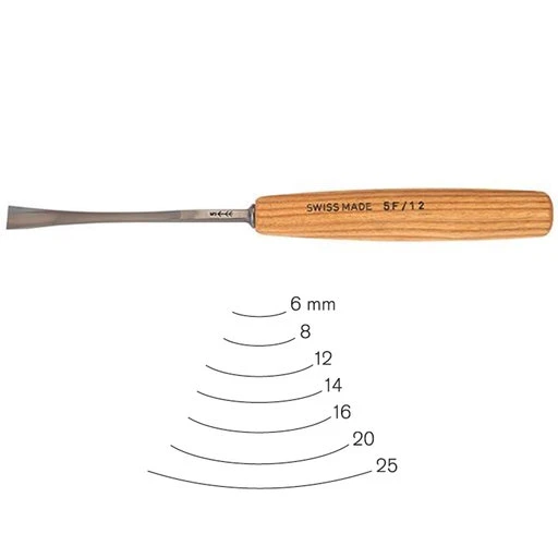 #5 Sweep Fishtail Gouge 12 Mm Full Size