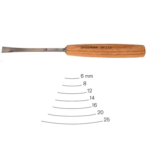 #3 Sweep Fishtail Gouge 6 Mm Full Size